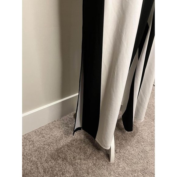 INC Black White Color Block Wide Leg Pants - XL New With Tag - Picture 7 of 10